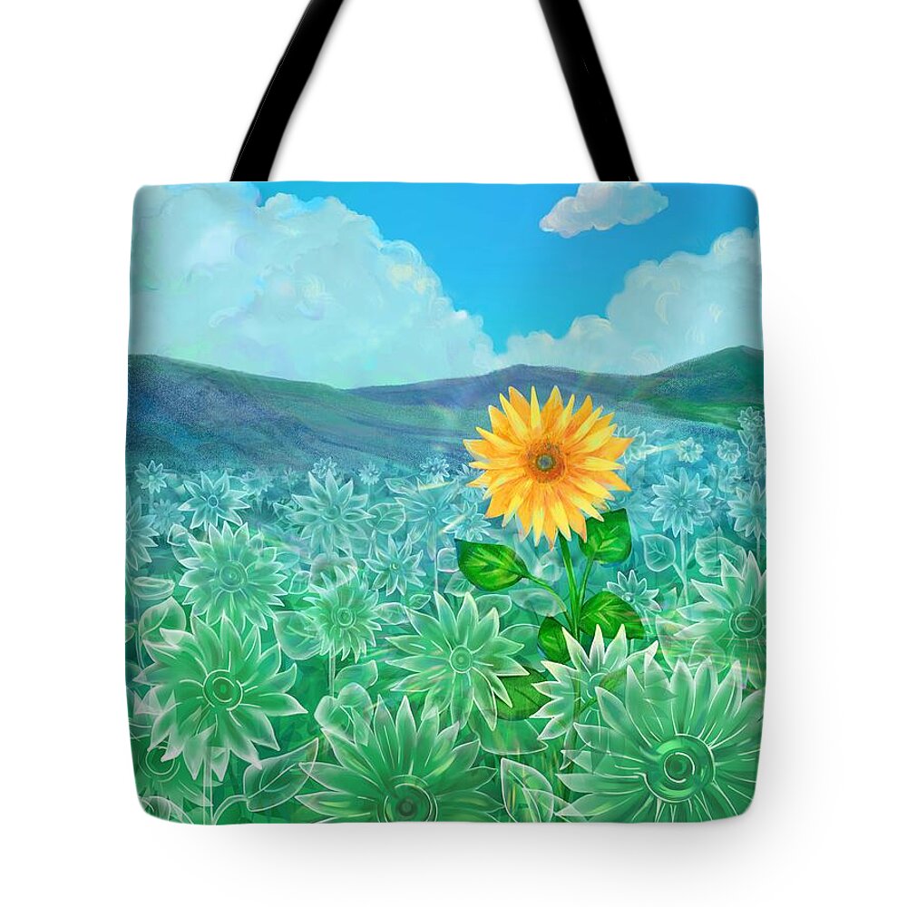 Field of Awakening Tote Bag